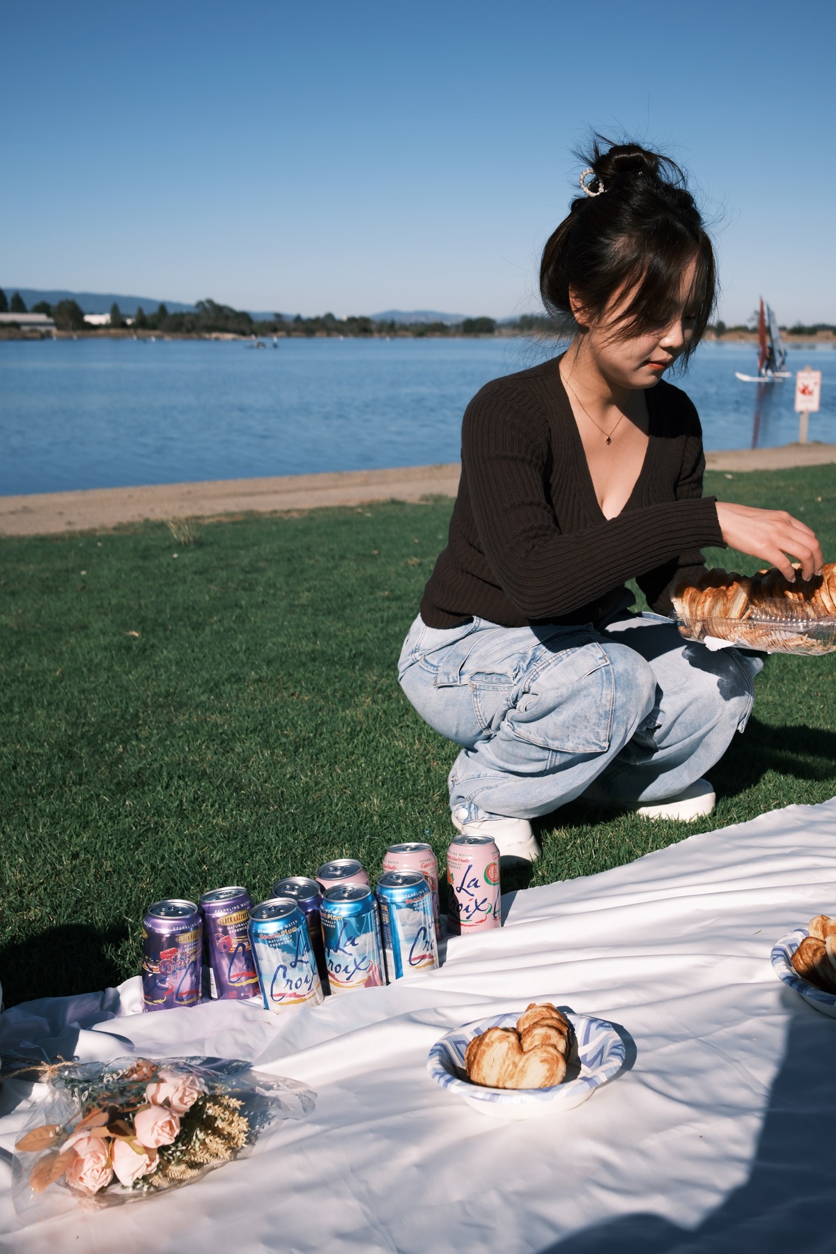 A participant by the water during the first AIC gathering.